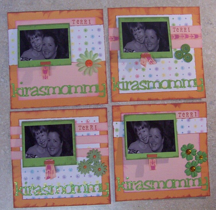 orange green yearbook pages