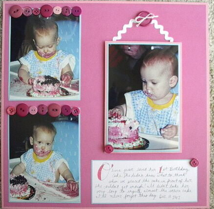Olivia&#039;s 1st B-day Cake