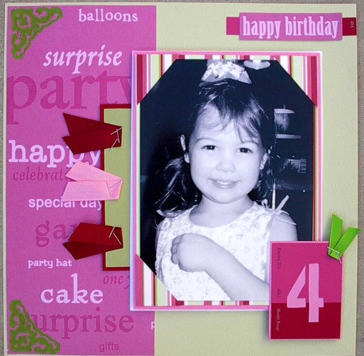 4 - Happy Birthday