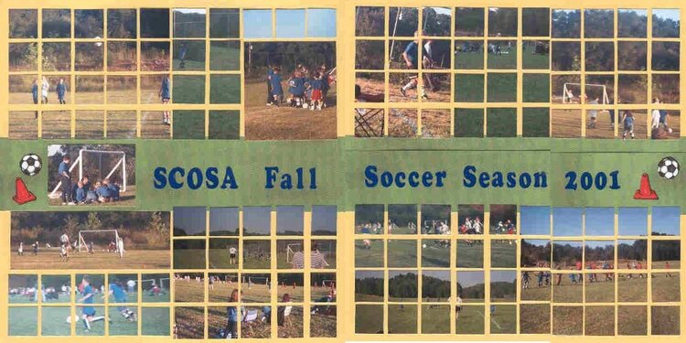Fall Soccer Mosaic