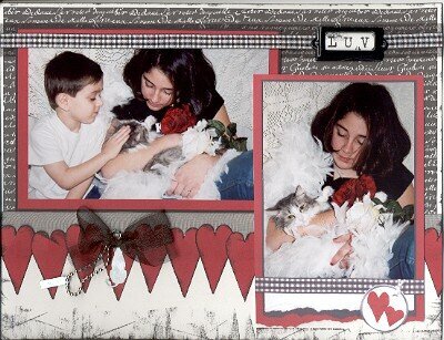 Valentines Layout using **E-Cuts**