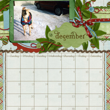Dec Calendar Page