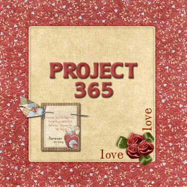 Title Page for the Project 365 Album