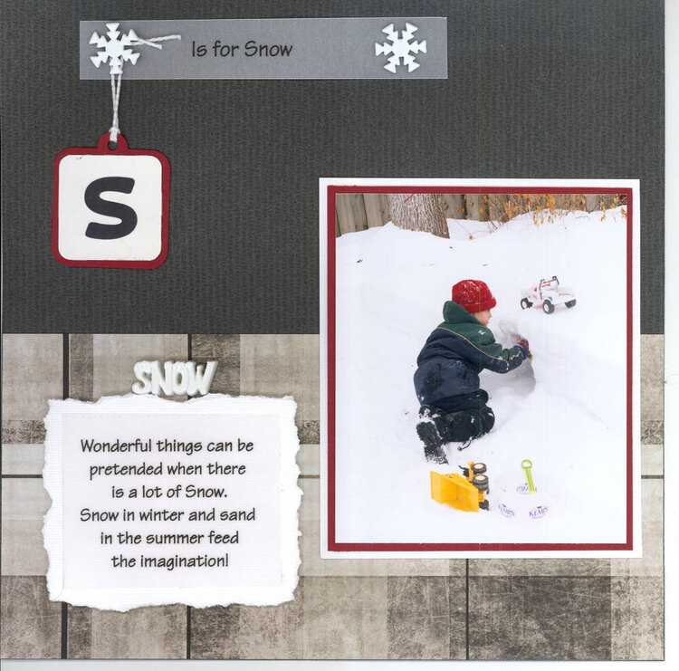 S is for Snow