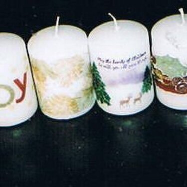 candles for christmas