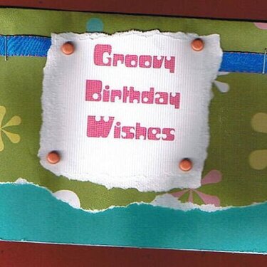 groovy birthday card