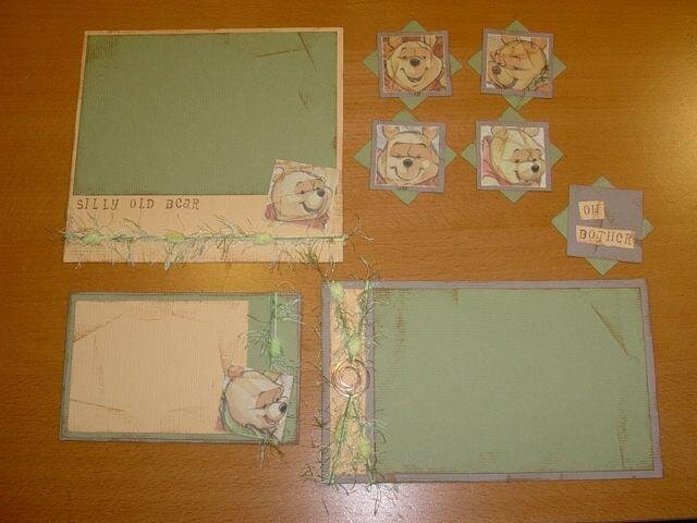 Pooh Bear page kit