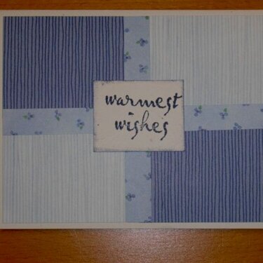 Scrapvivor:warmest wishes card