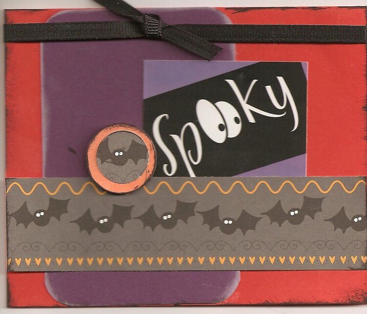 spooky card