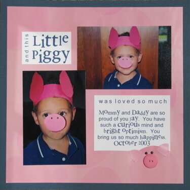 and this Little Piggy