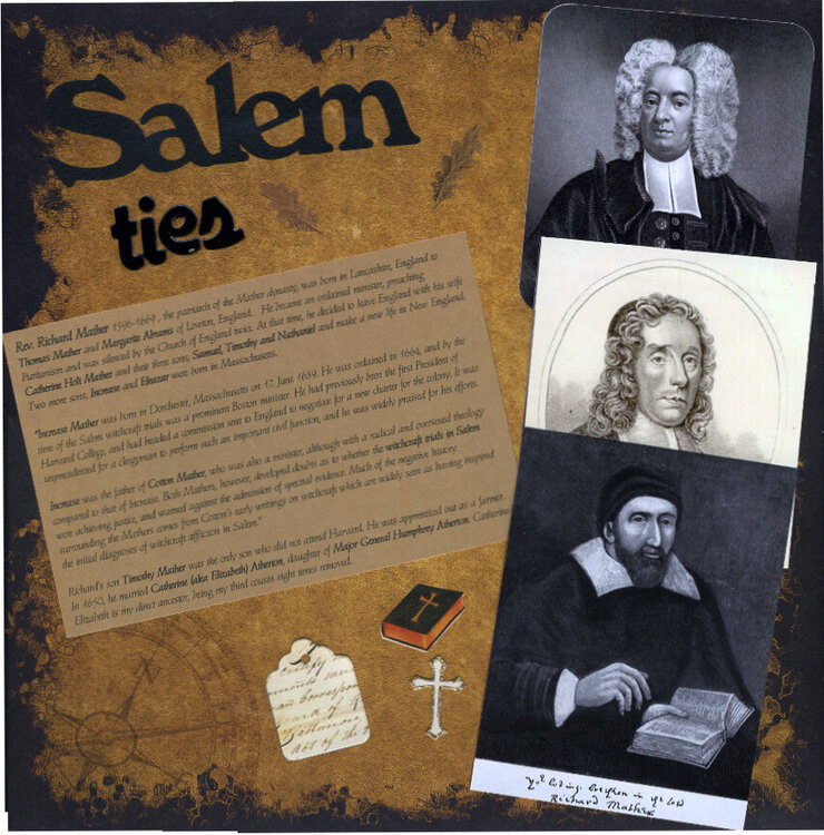 Salem Ties (for Barbara)