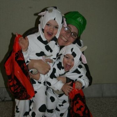 Halloween cows