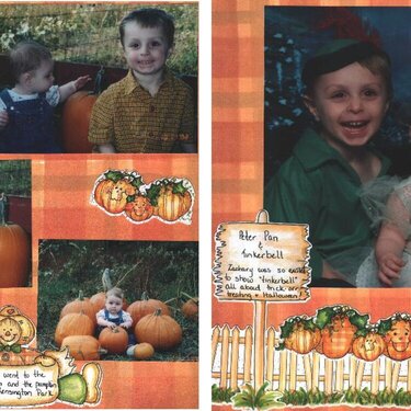 pumpkin patch/halloween layout