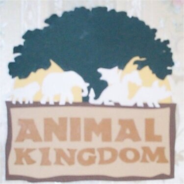 PAPERPIECING**Disney&#039;s Animal Kingdom