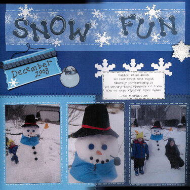 Snowman 2003 page 1