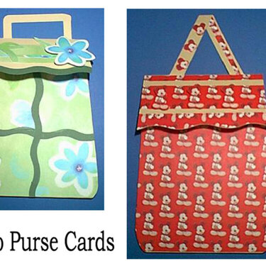 Two purse cards