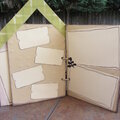 Plain pages of mini album -