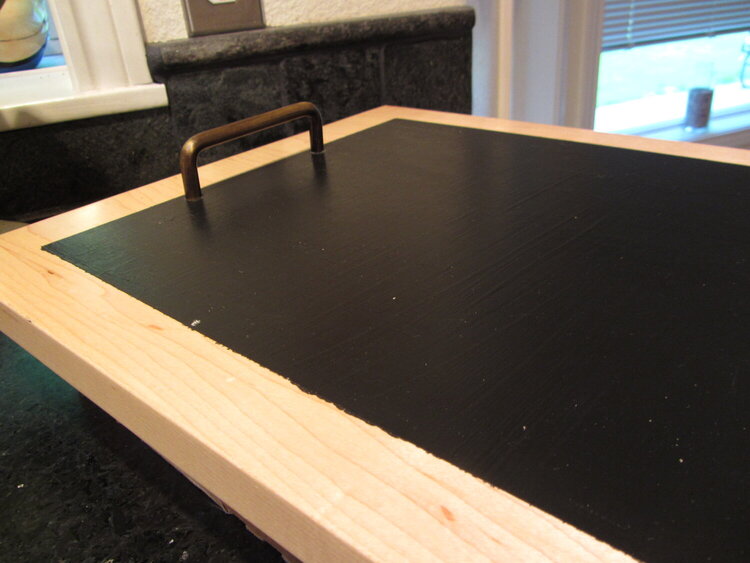 chalkboard tray