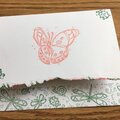 Garden Butterfly Card
