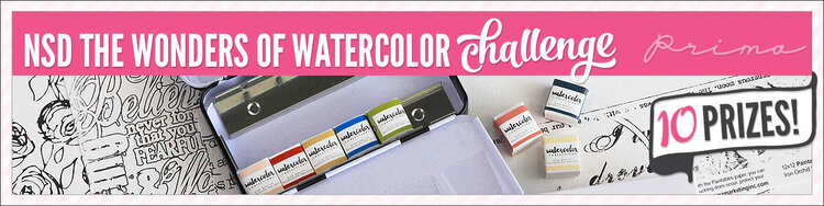 NSD The Wonders of Watercolor Challenge Sponsored by Prima