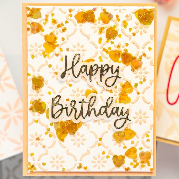 Infinity Birthday Shaker Card with Cloud Whip! Project Idea