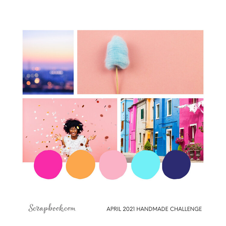 Scrapbook.com April 2021 Instagram Handmade Challenge