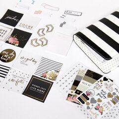 New Heidi Swapp Planner Kit - Black and White Stripes