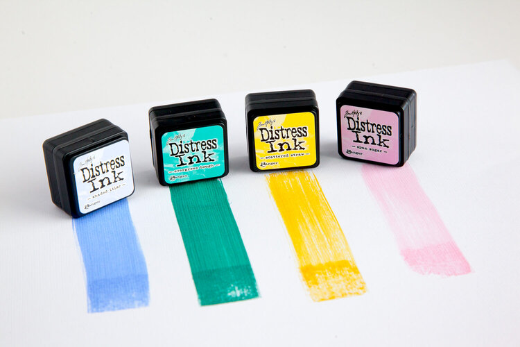 Mini pastel distress inks from Ranger