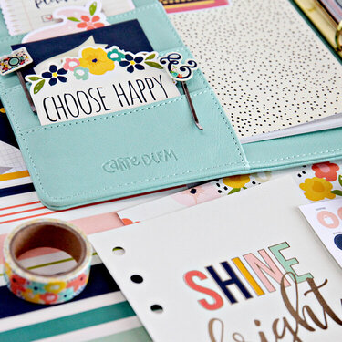 Loving the Leather Interior of the Simple Stories Planners