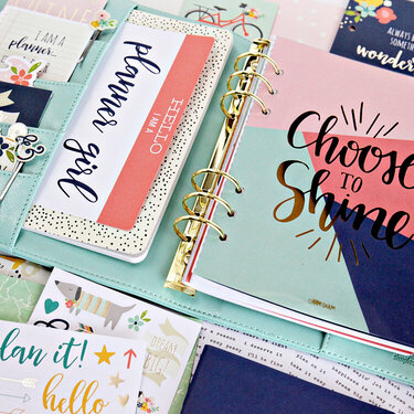 Choose to Shine with a Simple Stories Planner