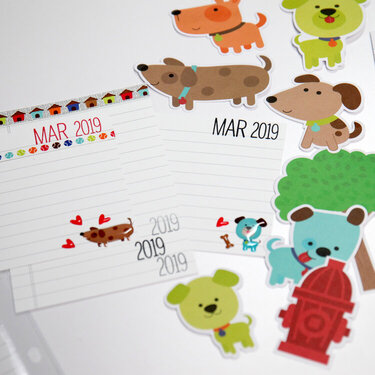 Example - Big Date Stamps for Pocket Page Cards