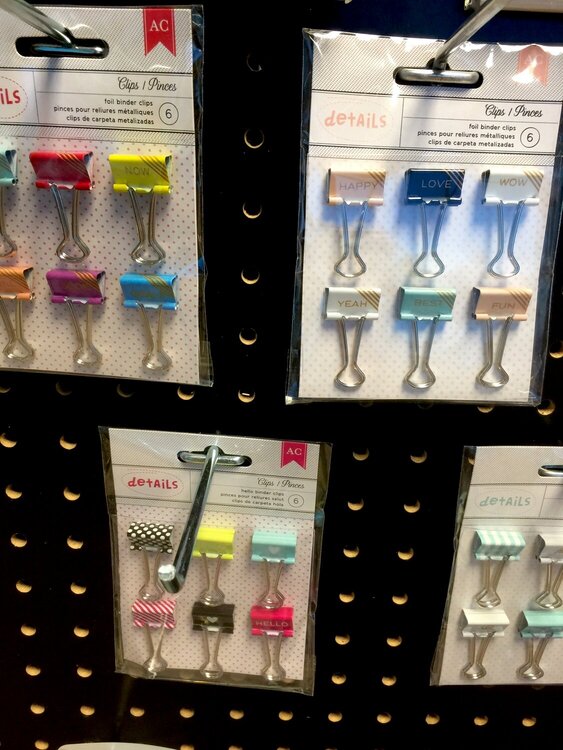 Binder Clips - Details Collection by American Crafts