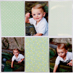 Baby Boy Layout with Easy Albums