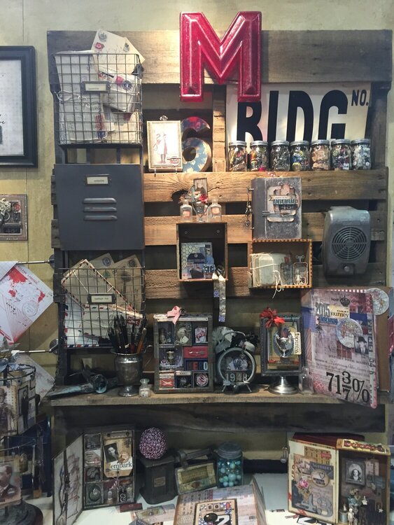 CHA Winter 2015 Tim Holtz Booth