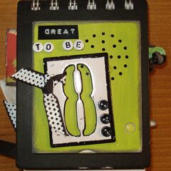 Album cover "Great to be 8" With A "My Pages Talk" Recording Device by Christina Treu