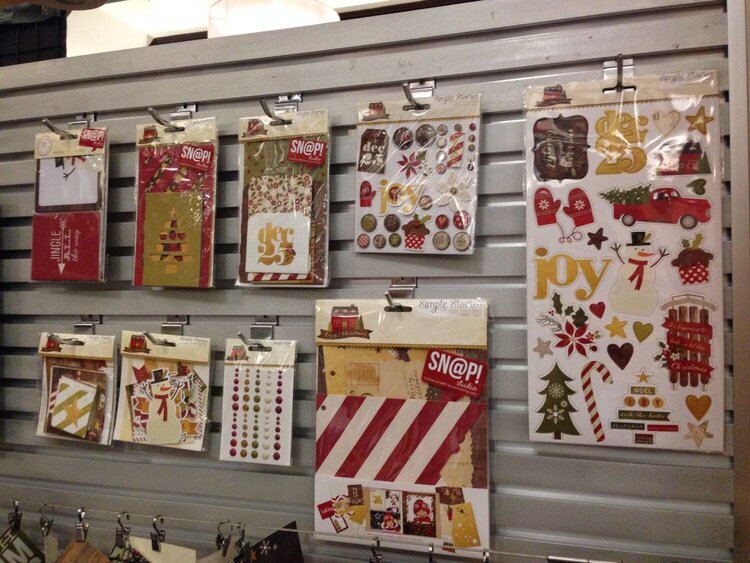 SPC Trade Show Summer 2014 Simple Stories Cozy Christmas Collection