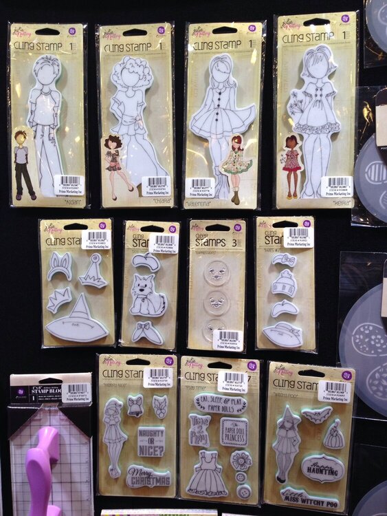 Prima SPC Summer 2014 Julie Nutting cling mounted doll stamps