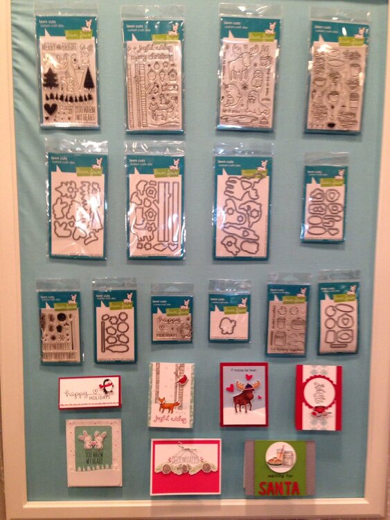 Lawn Fawn Acrylic Stamps and metal dies NEW SPC Trade Show Summer 2014