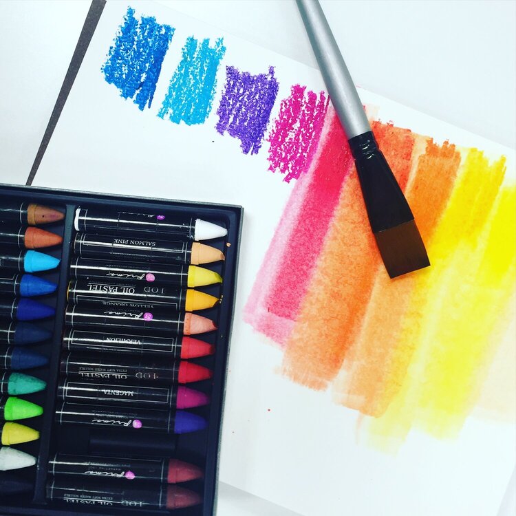 Fun With Oil Pastels