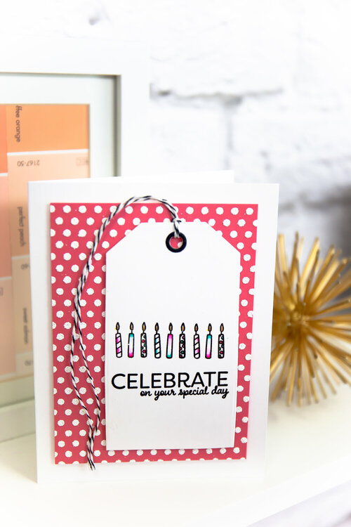 Celebrate with Candles Card