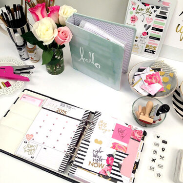 NEW Heidi Swapp - CHA 2015 Winter _ Hello Beautiful Memory Planner