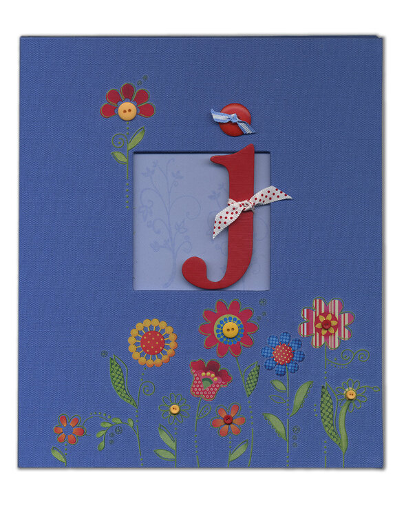 Decorated &#039;J&#039; 8.5 x 11 album