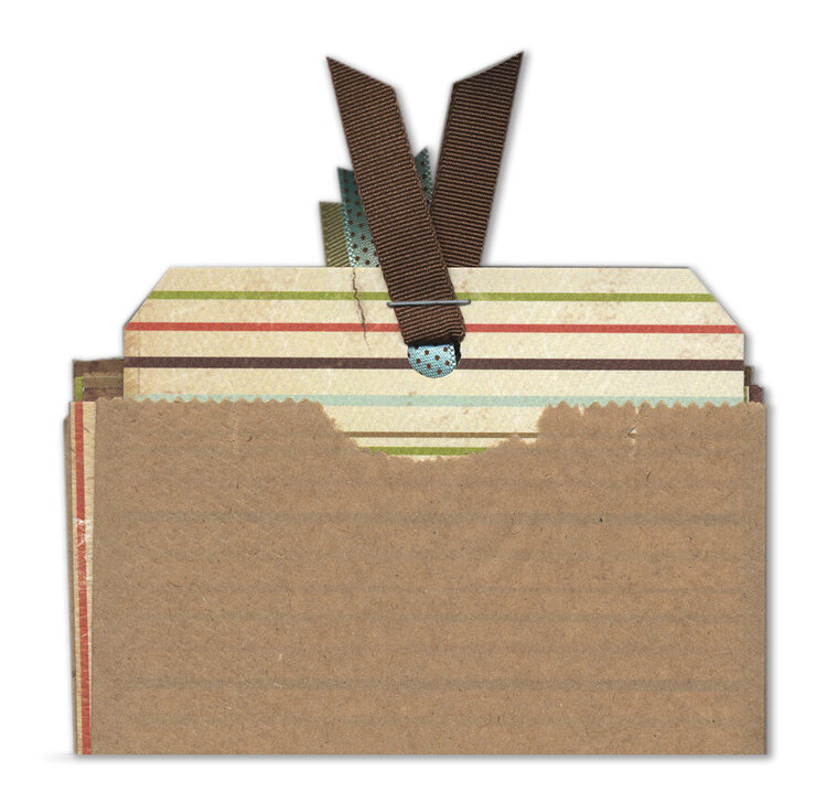 Paper Bag Mini Album (Bag and Tag Detail)