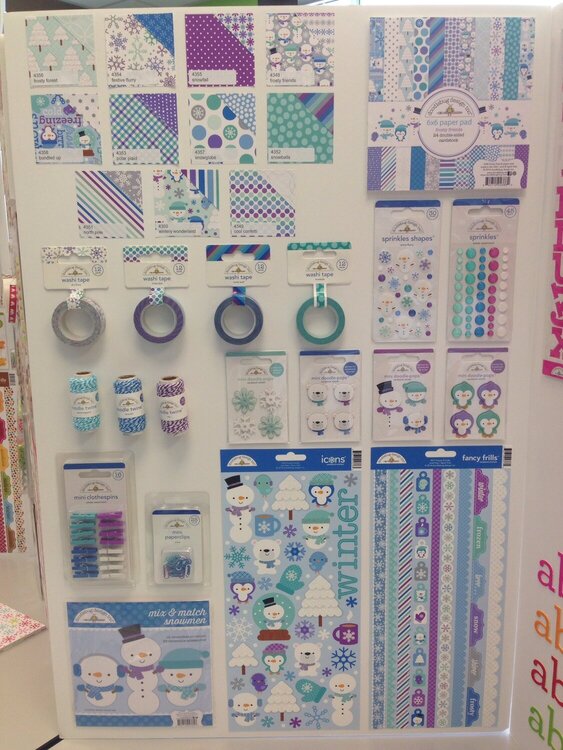 SPC Trade Show Summer 2014 Doodlebug Design Frosty Friends Collection