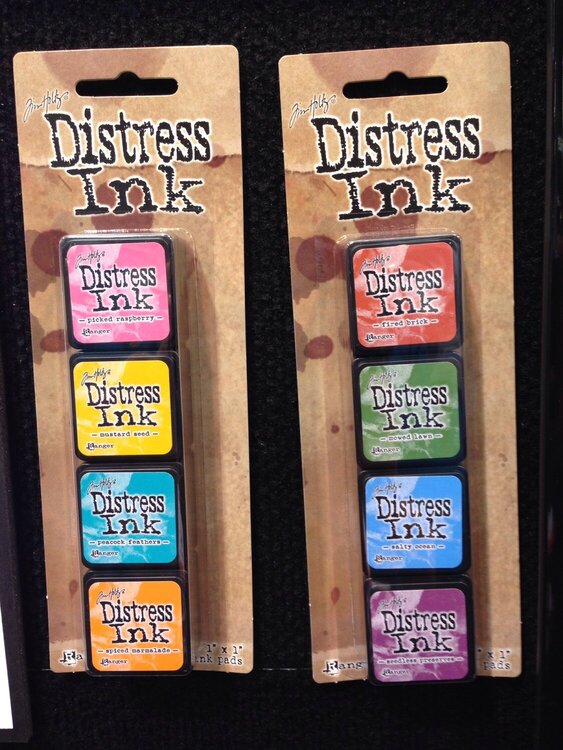 Tim Holtz Ranger Ink NEW CHA Winter 2014 Distress Mini Inkpads