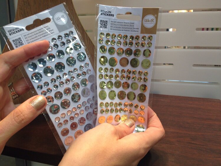 We R Memory Keepers SPC Trade Show Summer 2014 Sequin Stickers
