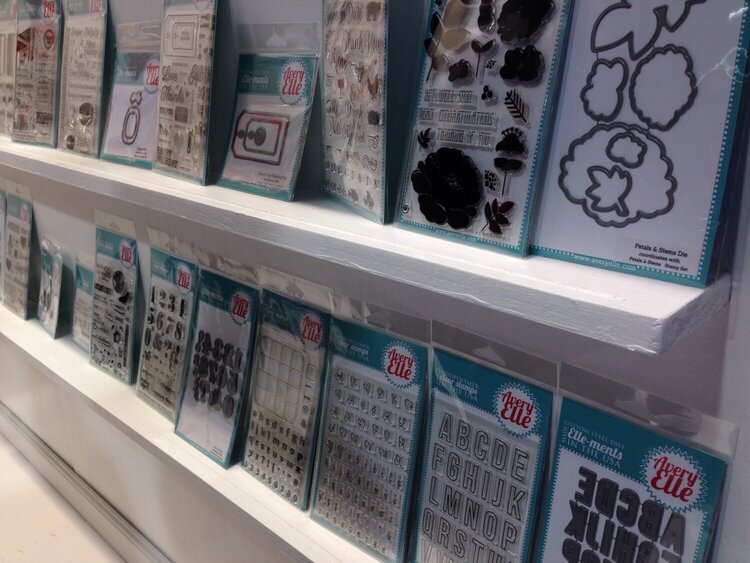 Avery Elle NEW CHA Winter 2014 Acrylic Stamps with Coordinating Dies