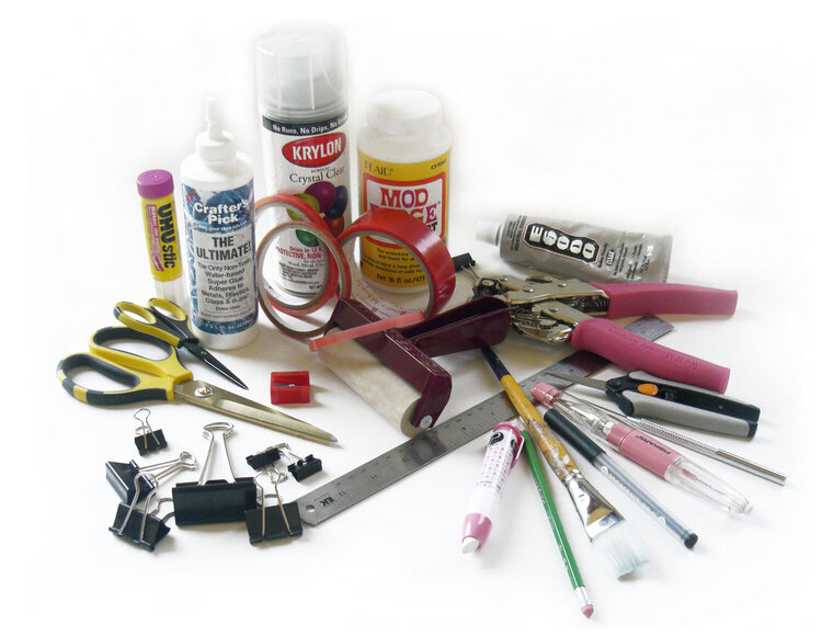 Products and Tools Used to Decorate Albums