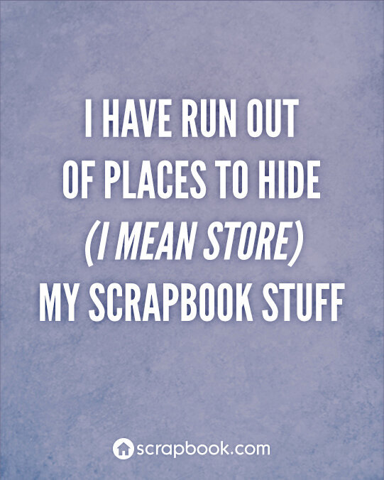 Quote: I have run out of places to hide...