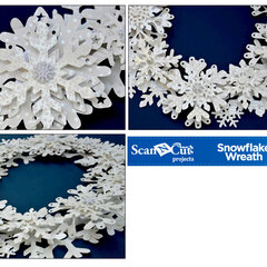 Brothers ScanNCut Snowflake Wreath